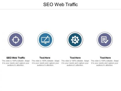Seo web traffic ppt powerpoint presentation model design inspiration cpb