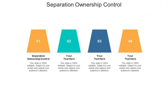 Separation ownership control ppt powerpoint presentation inspiration format cpb