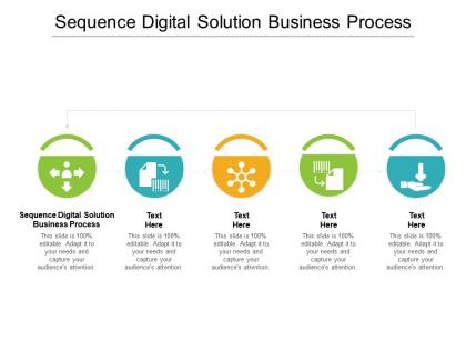 Sequence digital solution business process ppt powerpoint presentation file samples cpb