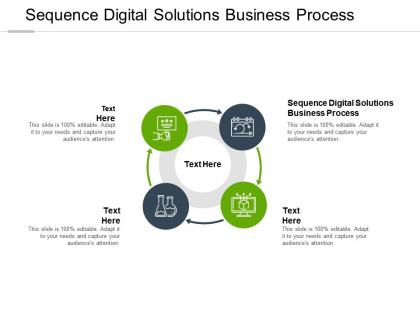 Sequence digital solutions business process ppt powerpoint presentation gallery topics cpb