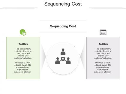 Sequencing cost ppt powerpoint presentation icon cpb