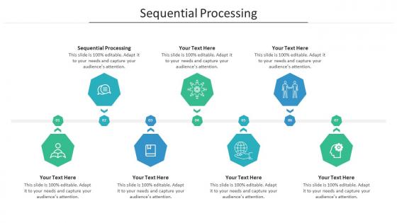 Sequential processing ppt powerpoint presentation show diagrams cpb