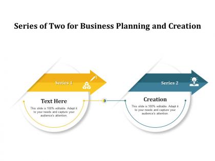 Series of two for business planning and creation