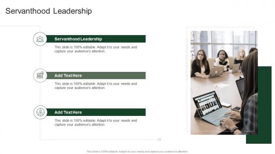 Servanthood Leadership In Powerpoint And Google Slides Cpb