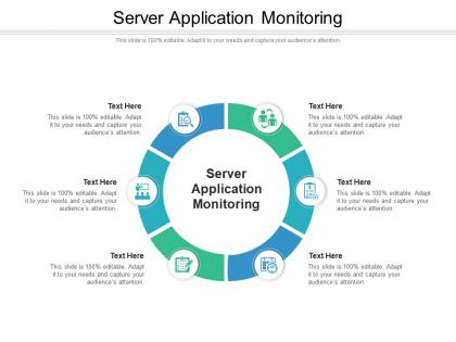 Server application monitoring ppt powerpoint presentation slides format cpb
