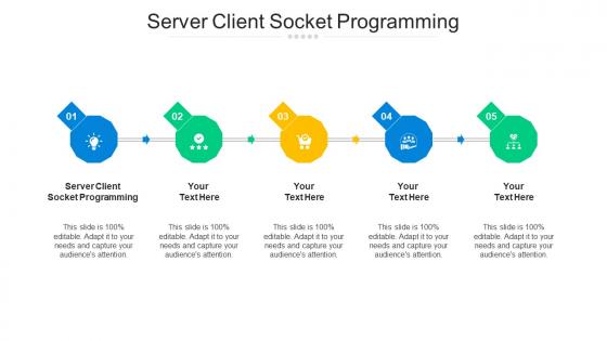 Server Client Socket Programming Ppt Powerpoint Presentation Professional Cpb