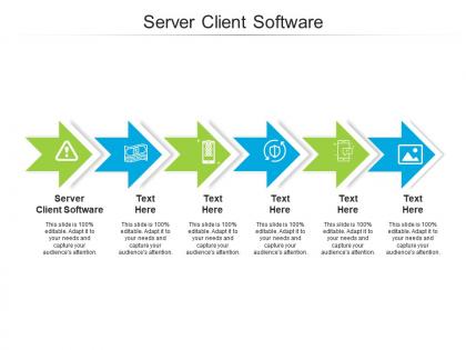 Server client software ppt powerpoint presentation slides graphics design cpb