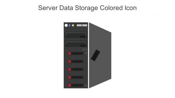 Server Data Storage Colored Icon In Powerpoint Pptx Png And Editable Eps Format
