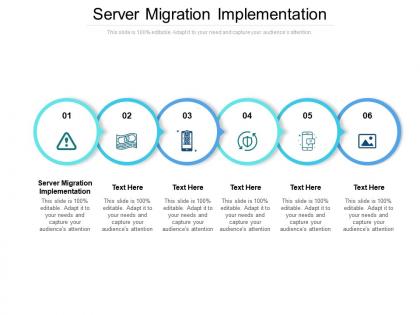 Server migration implementation ppt powerpoint presentation ideas clipart cpb