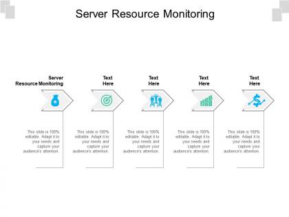Server resource monitoring ppt powerpoint graphics template cpb