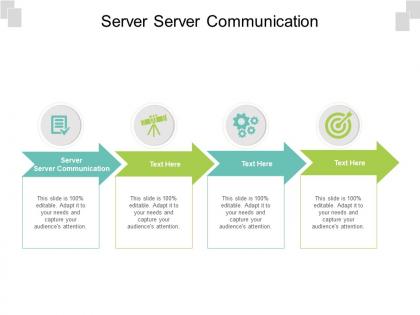 Server server communication ppt powerpoint presentation gallery ideas cpb