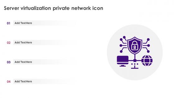 Server Virtualization Private Network Icon