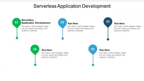 Serverless application development ppt powerpoint presentation gallery clipart images cpb