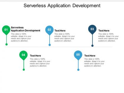 Serverless application development ppt powerpoint presentation show introduction cpb