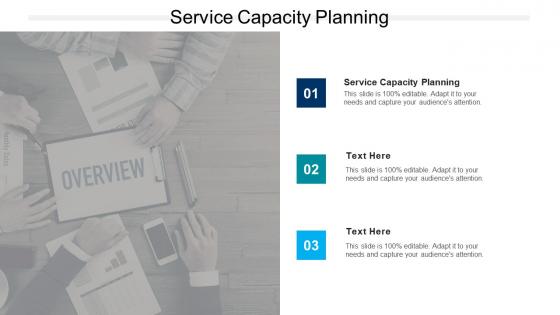 Service capacity planning ppt powerpoint presentation icon example topics cpb