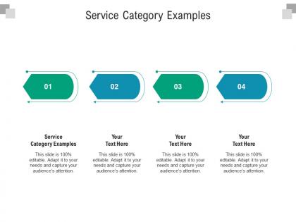 Service category examples ppt powerpoint presentation pictures themes cpb