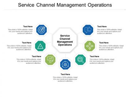 Service channel management operations ppt powerpoint presentation styles topics cpb