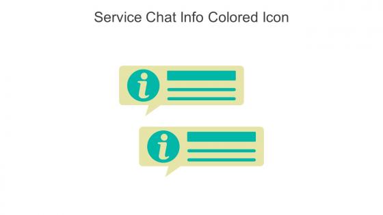 Service Chat Info Colored Icon In Powerpoint Pptx Png And Editable Eps Format