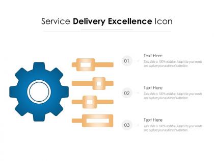 Service delivery excellence icon