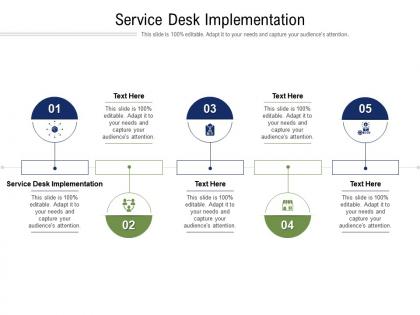 Service desk implementation ppt powerpoint presentation portfolio aids cpb