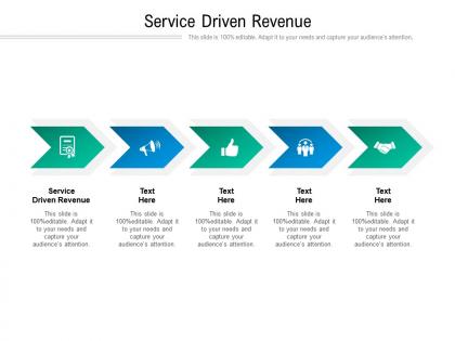 Service driven revenue ppt powerpoint presentation icon tips cpb
