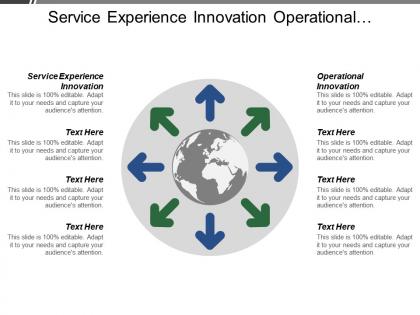 Service experience innovation operational innovation product responsibility product responsibility