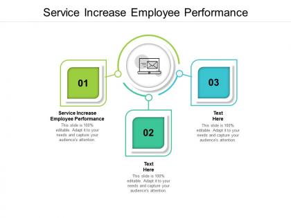Service increase employee performance ppt powerpoint presentation ideas model cpb