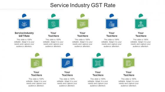 Service industry gst rate ppt powerpoint presentation gallery infographic template cpb