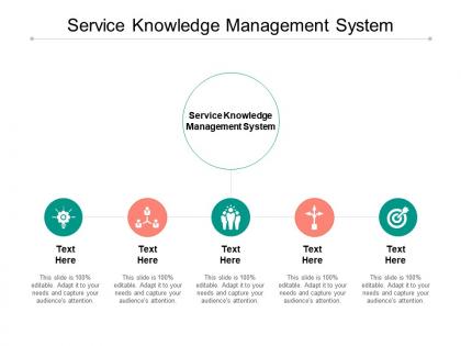 Service knowledge management system ppt powerpoint presentation infographics clipart cpb