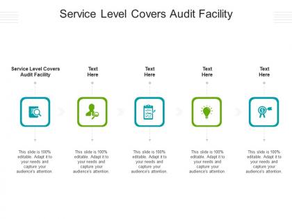Service level covers audit facility ppt powerpoint presentation styles aids cpb