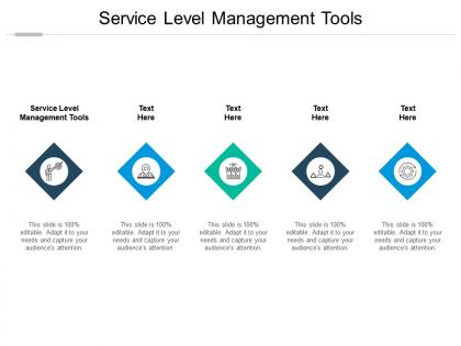 Service level management tools ppt powerpoint presentation infographics slides cpb