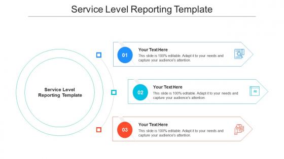 Service level reporting template ppt powerpoint presentation gallery summary cpb