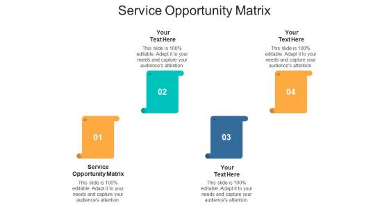 Service opportunity matrix ppt powerpoint presentation styles slideshow cpb