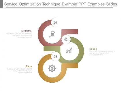 Service optimization technique example ppt examples slides