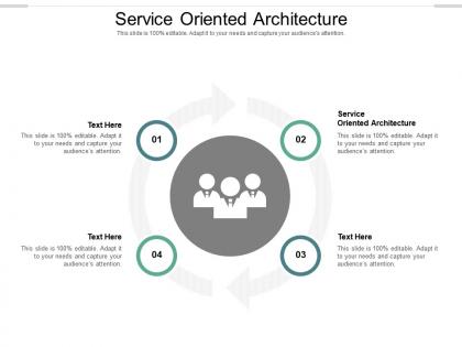Service oriented architecture ppt powerpoint presentation professional background designs cpb