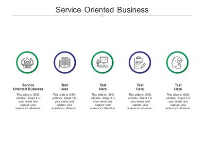 Service oriented business ppt powerpoint presentation portfolio topics cpb