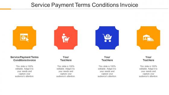 Service Payment Terms Conditions Invoice Ppt Powerpoint Presentation Show Icons Cpb