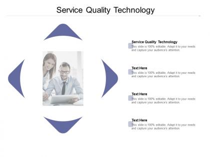 Service quality technology ppt powerpoint presentation pictures slide cpb