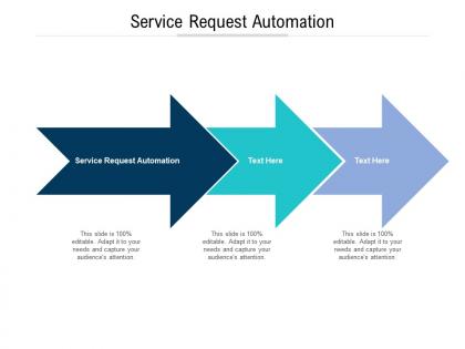 Service request automation ppt powerpoint template diagrams cpb