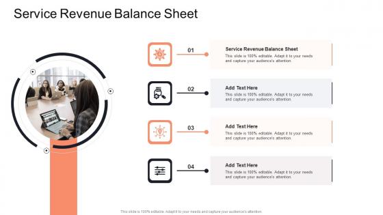 Service Revenue Balance Sheet In Powerpoint And Google Slides Cpb