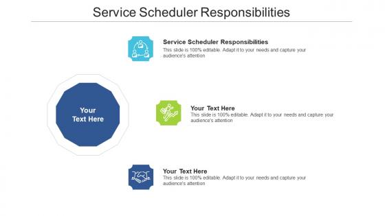 Service scheduler responsibilities ppt powerpoint presentation show pictures cpb