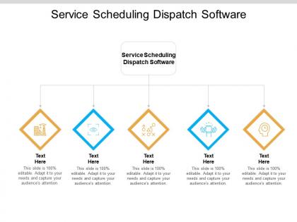 Service scheduling dispatch software ppt powerpoint presentation icon ideas cpb