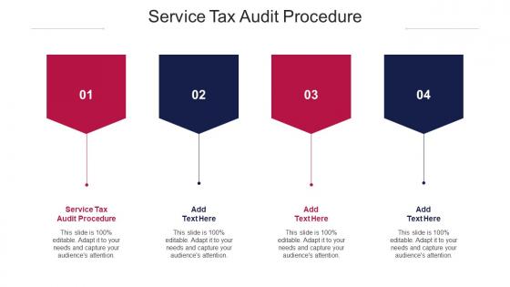 Service Tax Audit Procedure Ppt PowerPoint Presentation Summary Smartart Cpb