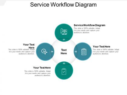 Service workflow diagram ppt powerpoint presentation gallery example topics cpb