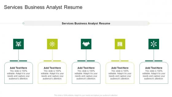 Services Business Analyst Resume In Powerpoint And Google Slides Cpb