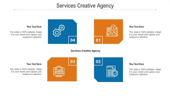 Services creative agency ppt powerpoint presentation summary graphics tutorials cpb