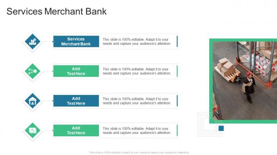 Services Merchant Bank In Powerpoint And Google Slides Cpb
