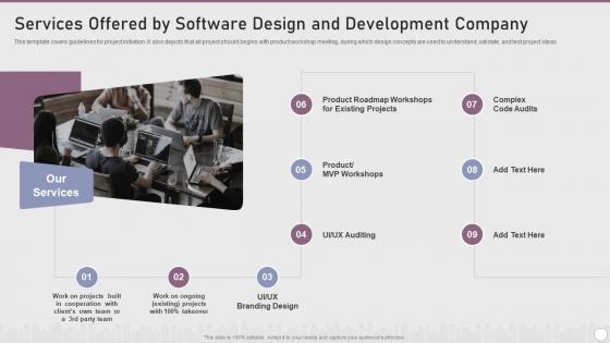 Services Offered By Software Design Playbook Software Design Development