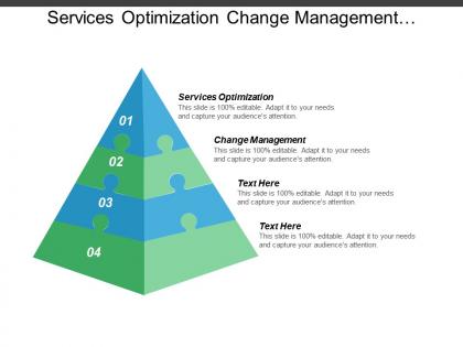 Services optimization change management financial management conflict management cpb