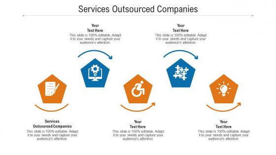 Services outsourced companies ppt powerpoint presentation model icon cpb